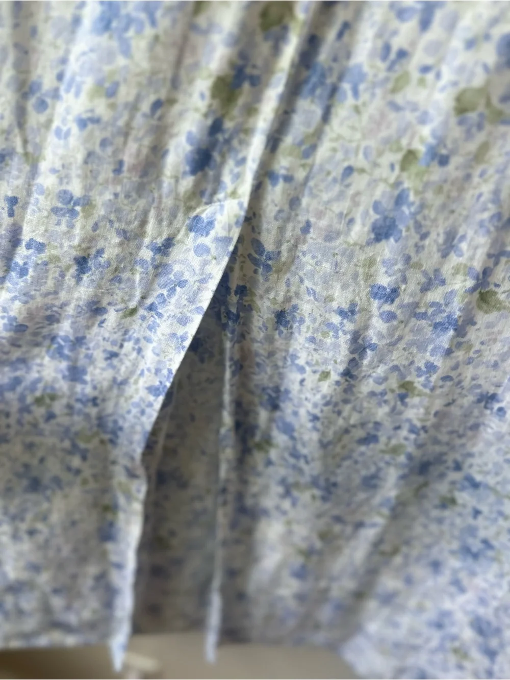 Liz Clairborne LizSport Linen Vintage MIDI Floral Skirt